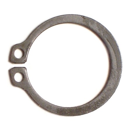 Midwest Fastener External Retaining Ring, Steel Plain Finish, 20 mm Shaft Dia, 5 PK 32406